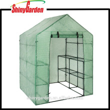 Steel Frame Garden Green house with PE Mesh Cover